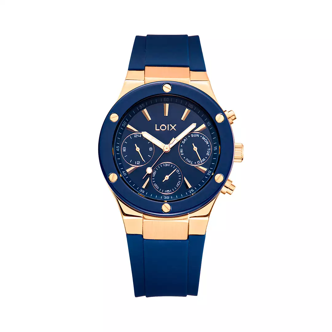 Reloj mujer LA1126-3 Azul con dorado