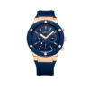 Reloj hombre referencia LA2126-3 Azul con dorado, bisel azul, tablero azul