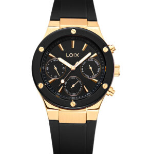 Reloj Dama Autentico Silicona  Multifunción LOIX LA1126